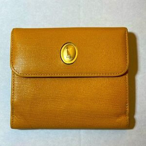 Rococo Masterpiece Yellow Leather Small Wallet